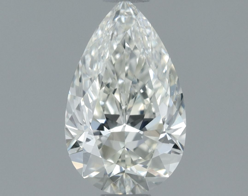 0.6 carat J-VS2 Natūralus Pear Deimantas (1)