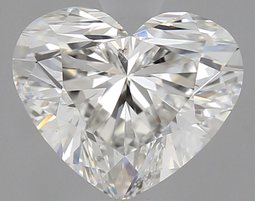 1.51 carat G-VS2 Natūralus Heart Deimantas (1)
