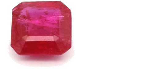 0.95 carat RED STEP cut Octagonal Rubinas (1)