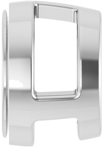 Pakabukas „Round Bezel-Set Slide“ 950 Platinos Round 5.8mm (3)