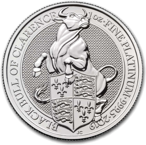 1 oz Black Bull 2019 Queen Beast Platinum Coin (1)