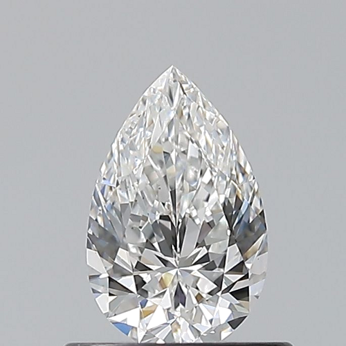 0.55 carat F-VS1 Natūralus Pear Deimantas (1)