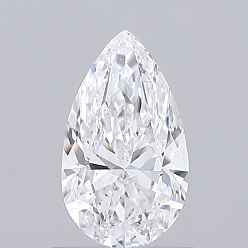 0.7 carat D-SI1 Natūralus Pear Deimantas (1)