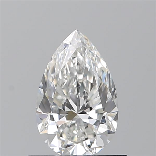 0.71 carat F-VS1 Natūralus Pear Deimantas (1)
