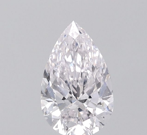 0.75 carat F-SI1 Natūralus Pear Deimantas (1)