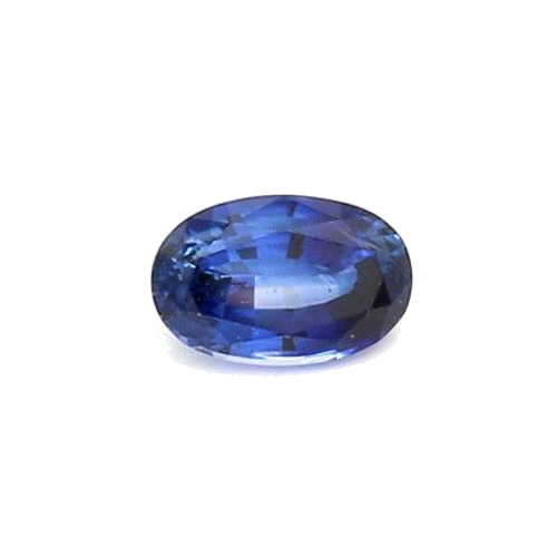 0.59 carat BLUE BRILLIANTSTEP cut Oval Safyras (1)
