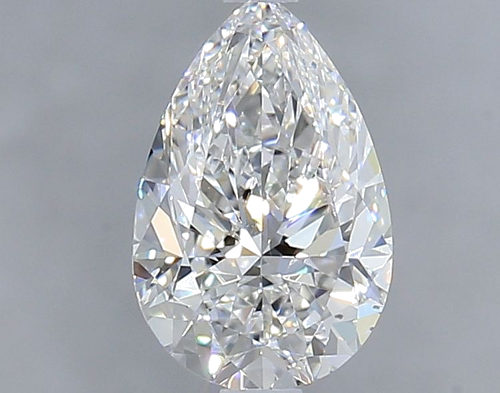 0.9 carat E-VS2 Natūralus Pear Deimantas (1)