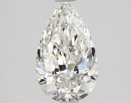 1.05 carat F-SI1 Natūralus Pear Deimantas (1)