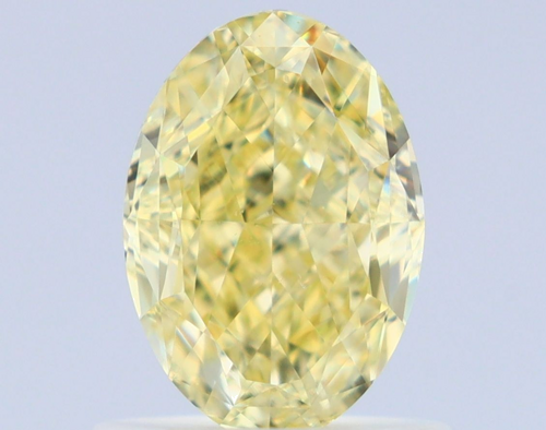 1.01 carat Fancy Intense Yellow-VS1 Natūralus Oval Deimantas (1)
