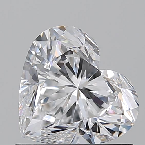 0.91 carat D-VVS1 Natūralus Heart Deimantas (1)