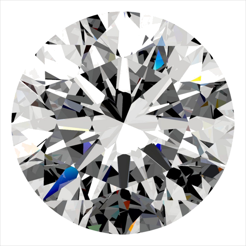 0.3 carat J-VS1 Excellent cut Natūralus Round Deimantas (1)