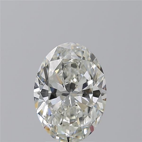 3.01 carat H-SI1 Natūralus Oval Deimantas (1)