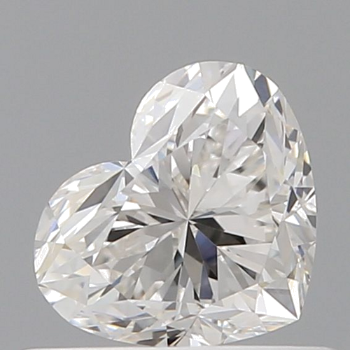 0.52 carat H-IF Natūralus Heart Deimantas (1)