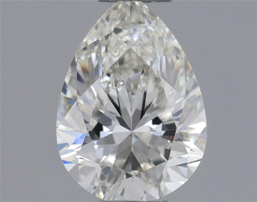 0.44 carat H-VS2 Natūralus Pear Deimantas (1)