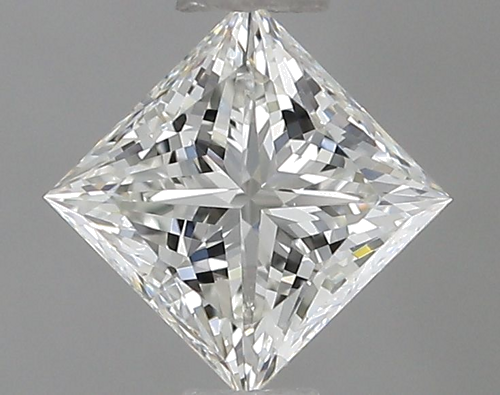 0.72 carat I-VS1 Natūralus Princess Deimantas (1)