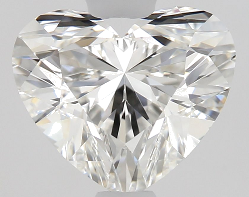 1.03 carat F-IF Natūralus Heart Deimantas (1)