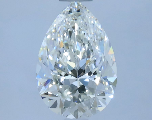 0.7 carat I-IF Natūralus Pear Deimantas (1)