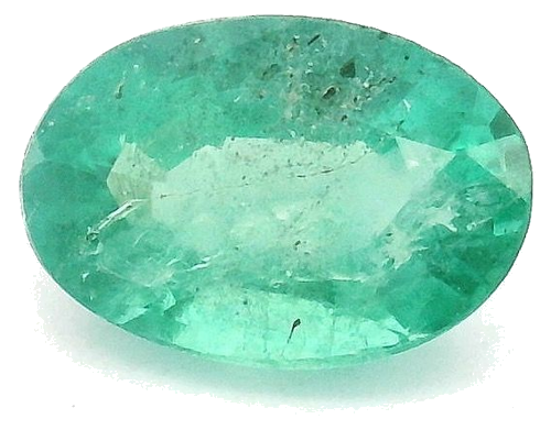 0.49 carat GREEN Oval Smaragdas (1)