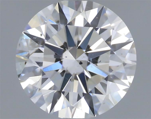 0.5 carat I-SI1 Excellent cut Natūralus Round Deimantas (1)