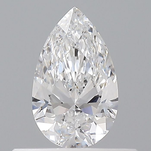 0.4 carat D-SI1 Natūralus Pear Deimantas (1)