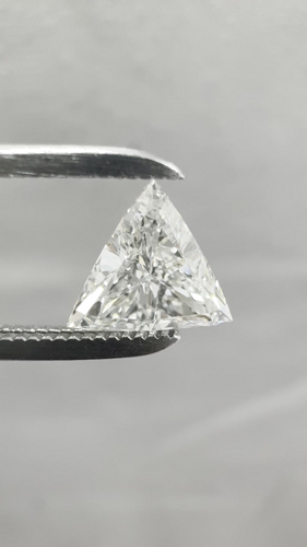 0.52 carat G-SI1 Natūralus Triangular Deimantas (1)