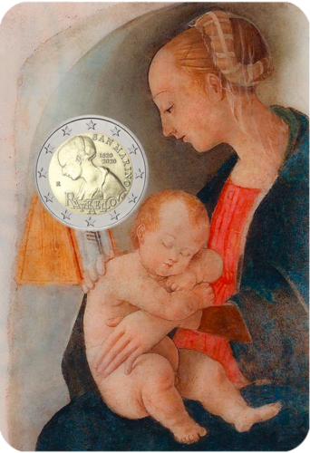 2020 Sanmarīno Raffaello 2 eiro monēta (2)
