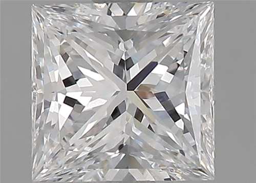 1.04 carat E-VVS1 Natūralus Princess Deimantas (1)