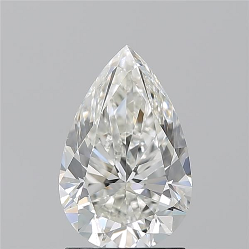 1.7 carat I-VS2 Natūralus Pear Deimantas (1)