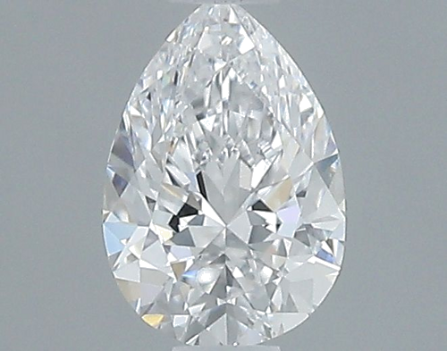 0.3 carat D-VVS1 Natūralus Pear Deimantas (1)