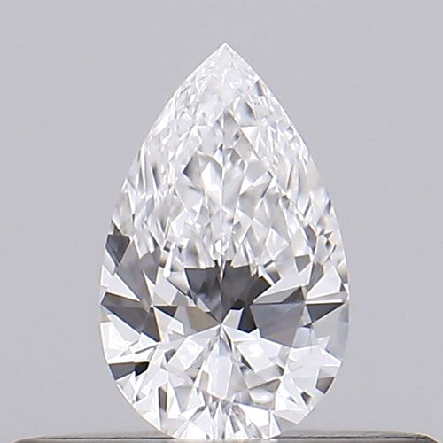0.18 carat D-VVS2 Natūralus Pear Deimantas (1)