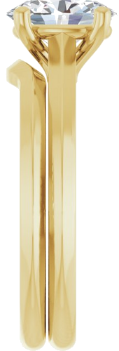 Sužadėtuvių Žiedas „Solitaire“ 585 Geltonojo Aukso Oval 8mm x 6mm (9)