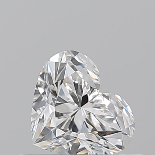 0.5 carat F-VS2 Natūralus Heart Deimantas (1)