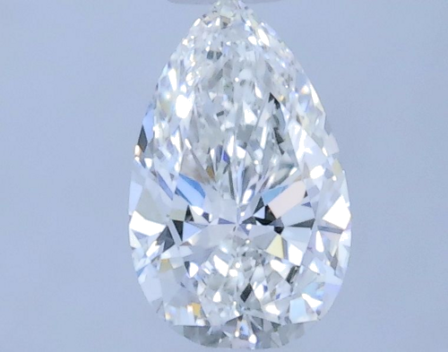 0.27 carat F-VVS2 Natūralus Pear Deimantas (1)