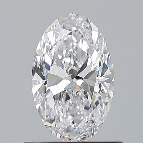 0.7 carat D-SI1 Natūralus Oval Deimantas (1)