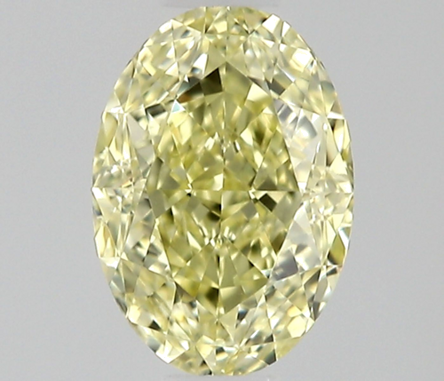 0.52 carat Fancy Yellow-IF Natūralus Oval Deimantas (1)