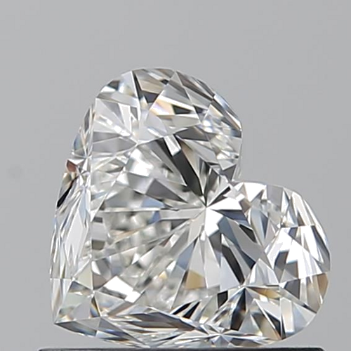 0.9 carat H-VVS2 Natūralus Heart Deimantas (1)