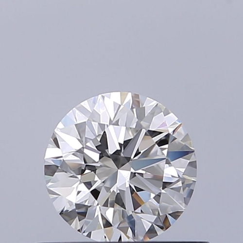0.5 carat F-VVS1 Excellent cut Natūralus Round Deimantas (1)