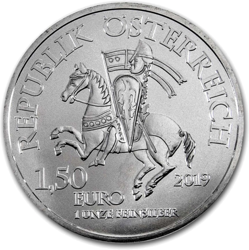 1 oz Robinas Hudas 2019 Austrija sidabrinė moneta (2)