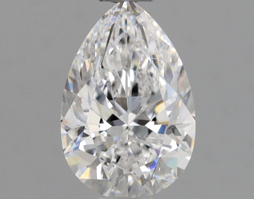 0.7 carat D-SI1 Natūralus Pear Deimantas (1)