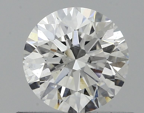 0.53 carat G-SI2 Excellent cut Natūralus Round Deimantas (1)