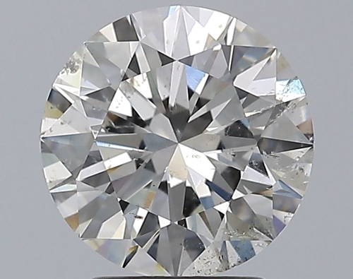 2.51 carat G-SI2 Excellent cut Natūralus Round Deimantas (1)