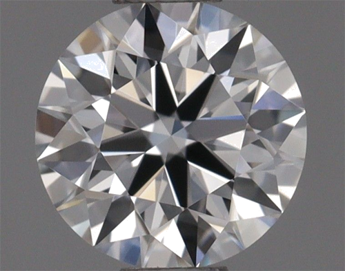 0.43 carat F-VVS2 Excellent cut Natūralus Round Deimantas (1)