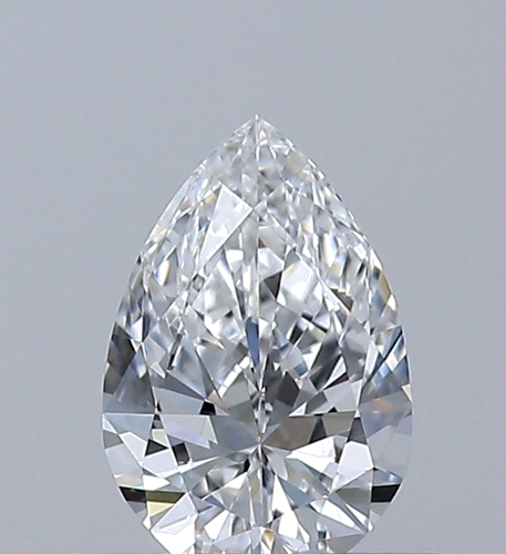 0.4 carat D-VS1 Natūralus Pear Deimantas (1)