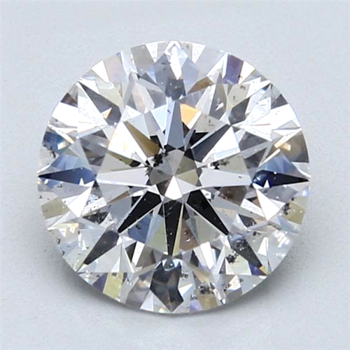 3.02 carat D-SI2 Excellent cut Natūralus Round Deimantas (1)