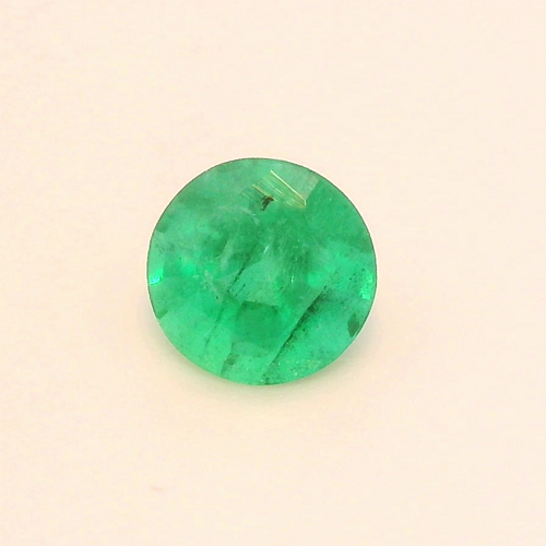 0.46 carat GREEN Round Smaragdas (1)