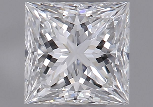 0.26 carat E-VVS2 Natūralus Princess Deimantas (1)