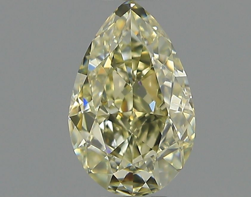 1.0 carat Fancy Light Brownish Yellow-VS1 Natūralus Pear Deimantas (1)