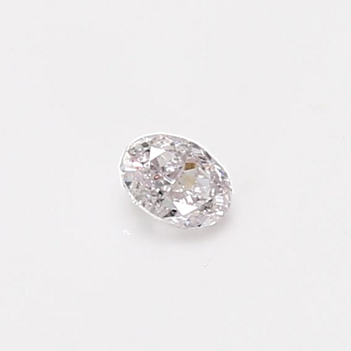 0.18 carat Very Light Pink-SI2 Natūralus Oval Deimantas (1)