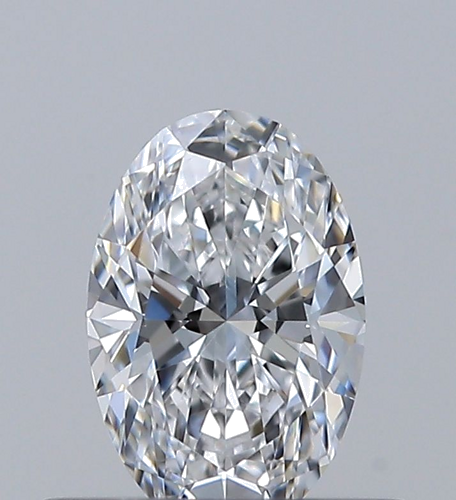 0.4 carat D-VVS2 Natūralus Oval Deimantas (1)