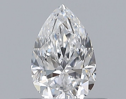 0.32 carat D-VS1 Natūralus Pear Deimantas (1)